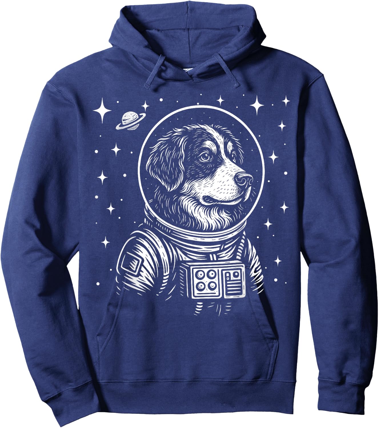 Astronaut Bernese Mountain Dog Space Galaxy Dog Lovers Hoodie - Hoodie | Navy