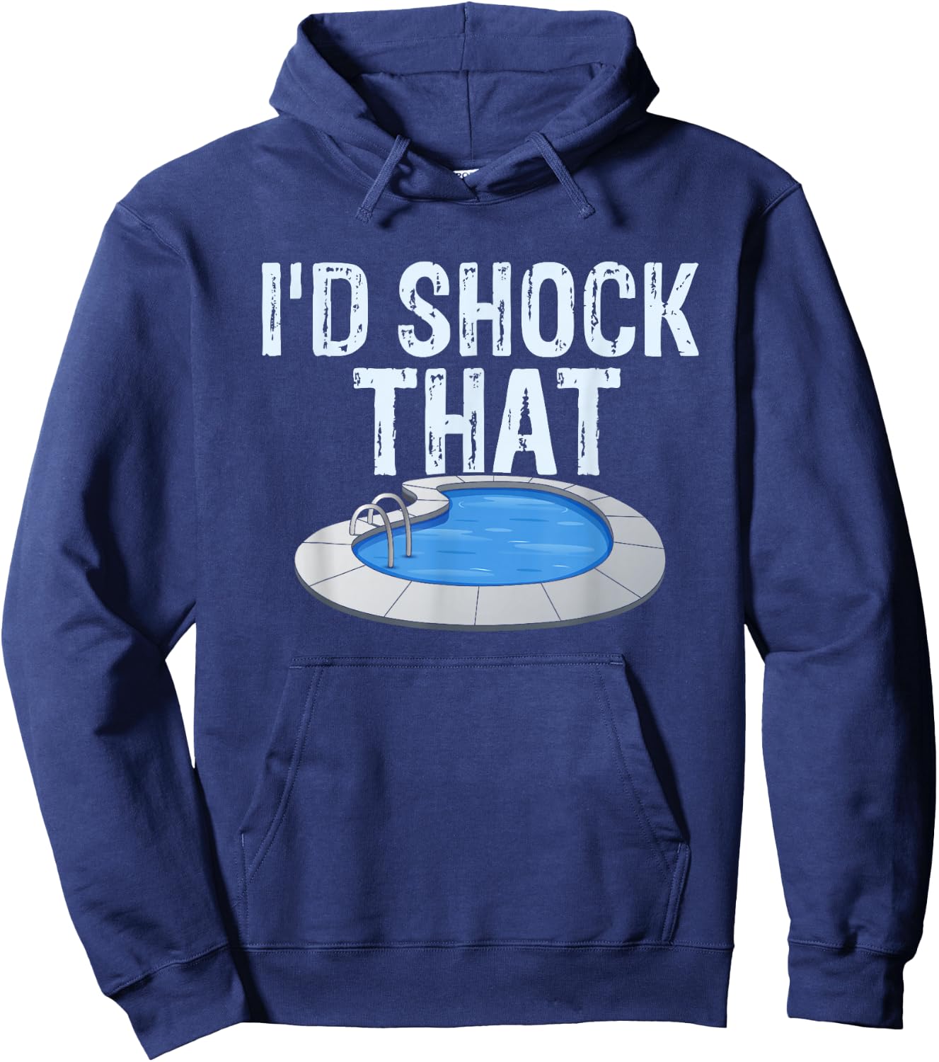 Pool Guy Design for Swimming Pool Boy and Pool Cleaner Hoodie - Hoodie | Navy