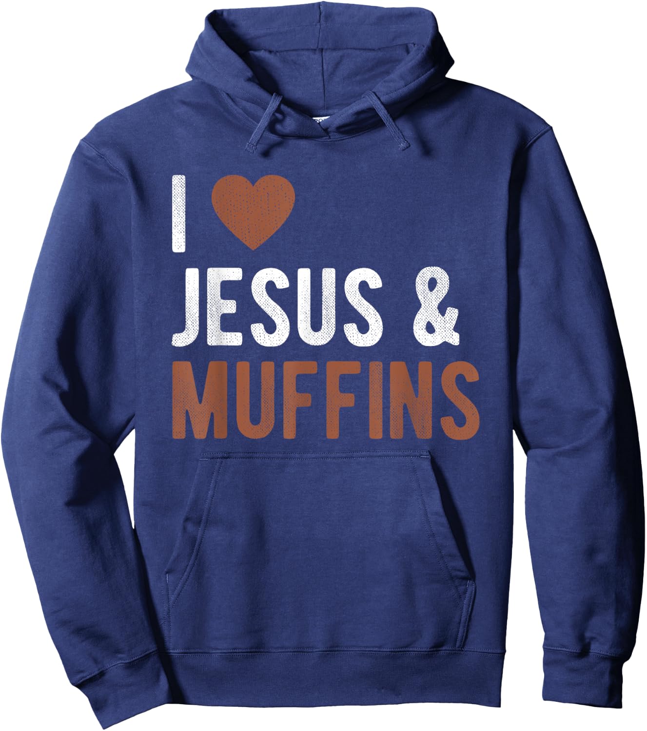 Muffin Lovers I Love Jesus And Muffins Baking Baker Funny Hoodie - Hoodie | Navy