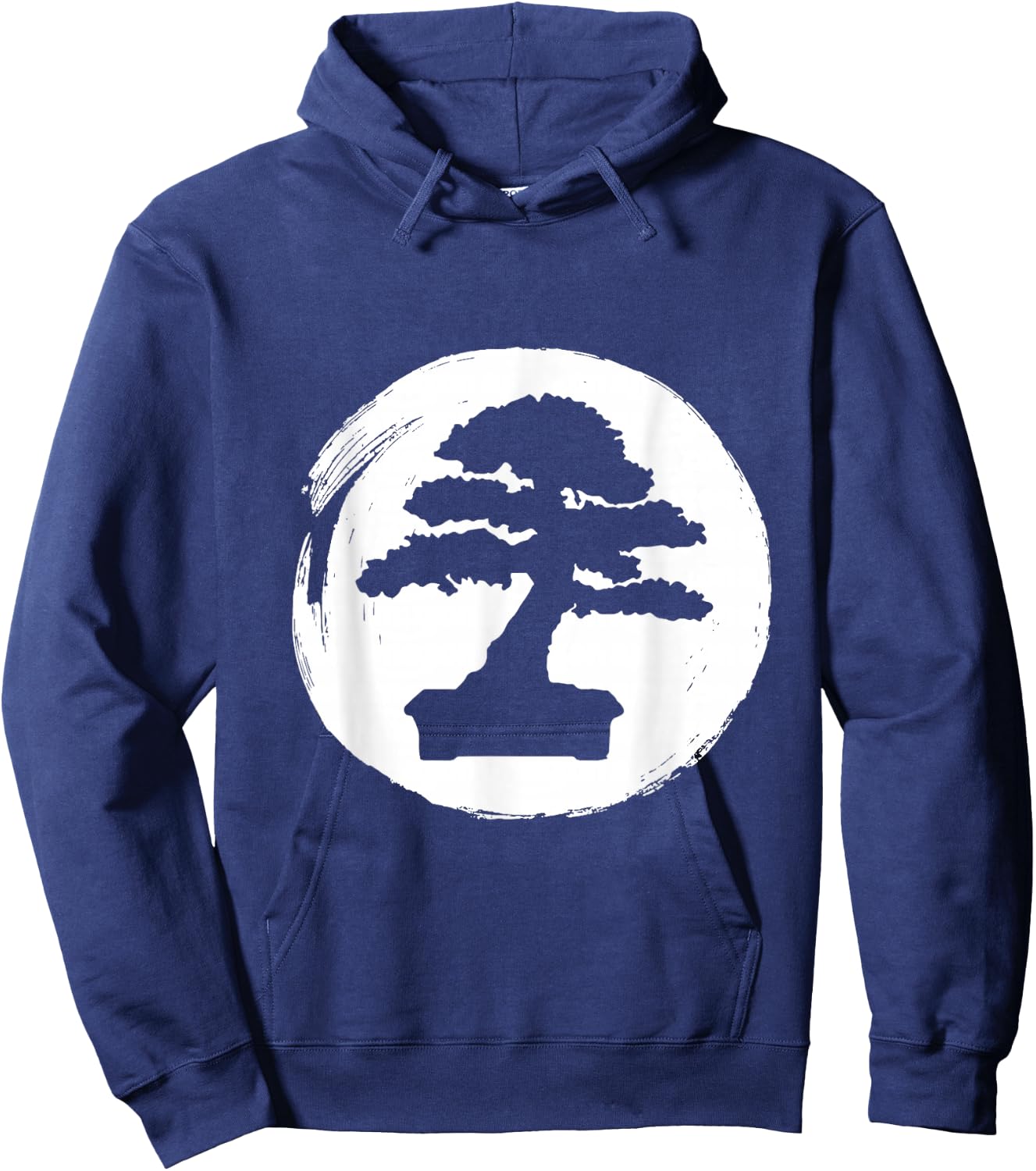 Bonsai Tree Bonsai Tree Zen Master Buddhism Medittaion Hoodie - Hoodie | Navy