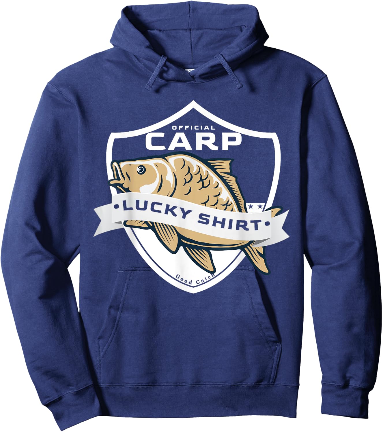 Carp Lucky Shirt Funny Fishing Accessories to Carp Fishing Hoodie - Hoodie | Navy