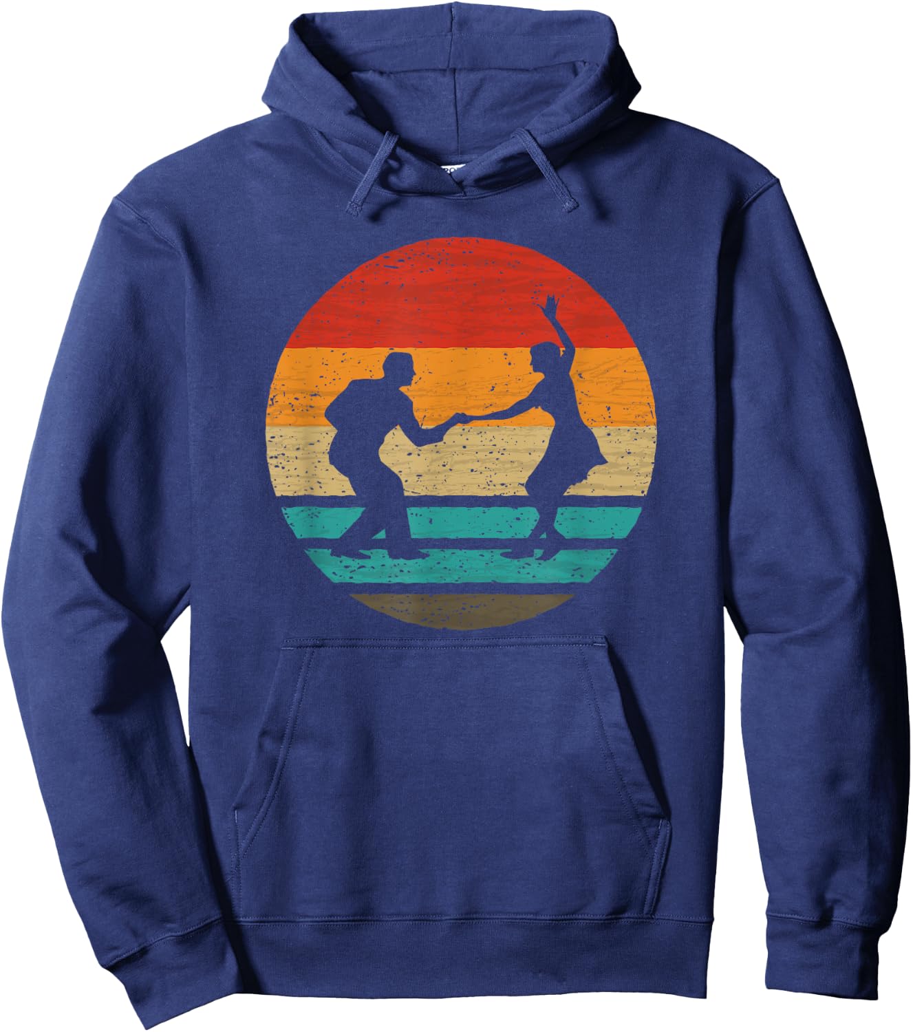 Swing retro style vintage Hoodie - Hoodie | Navy
