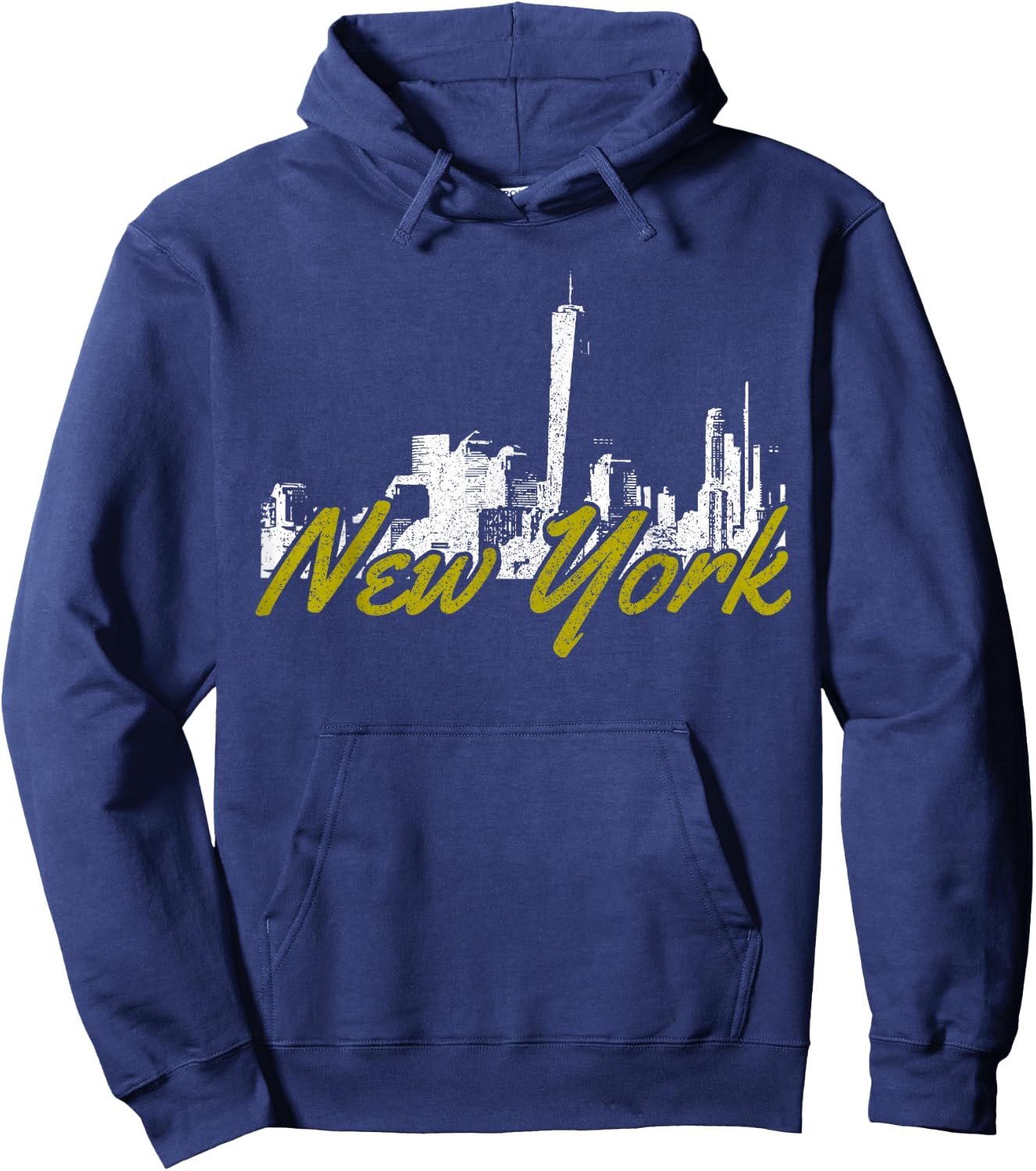 New York Skyline - NYC NY USA America Souvenir Hoodie - Hoodie | Navy