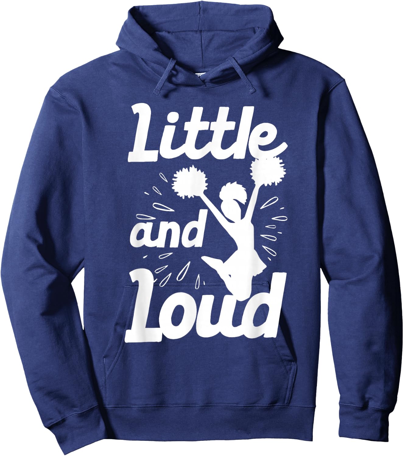 Cool Cheerleader Art Teens Girls Cheerleading Cheer Gymnast Hoodie - Hoodie | Navy