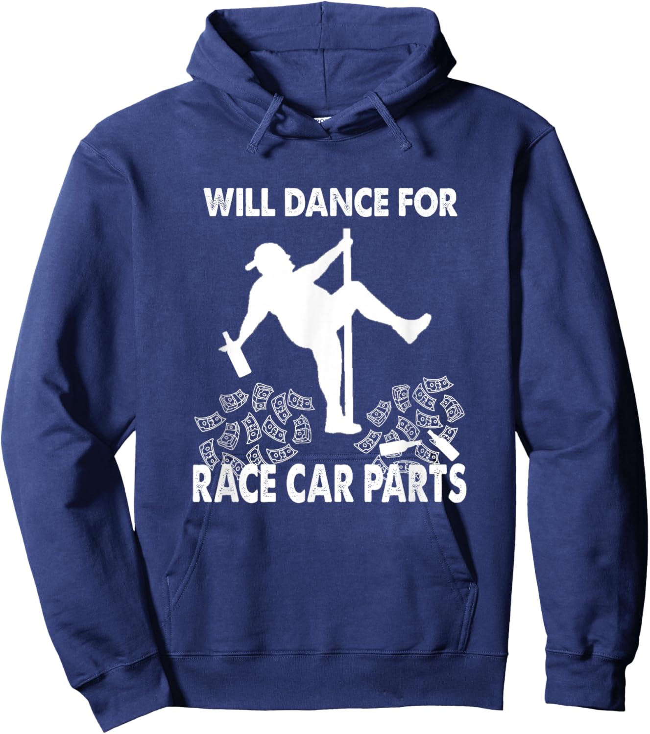 Funny Dirt Track Racing Stock Car Race Track Dirt Racing Hoodie - Hoodie | Navy