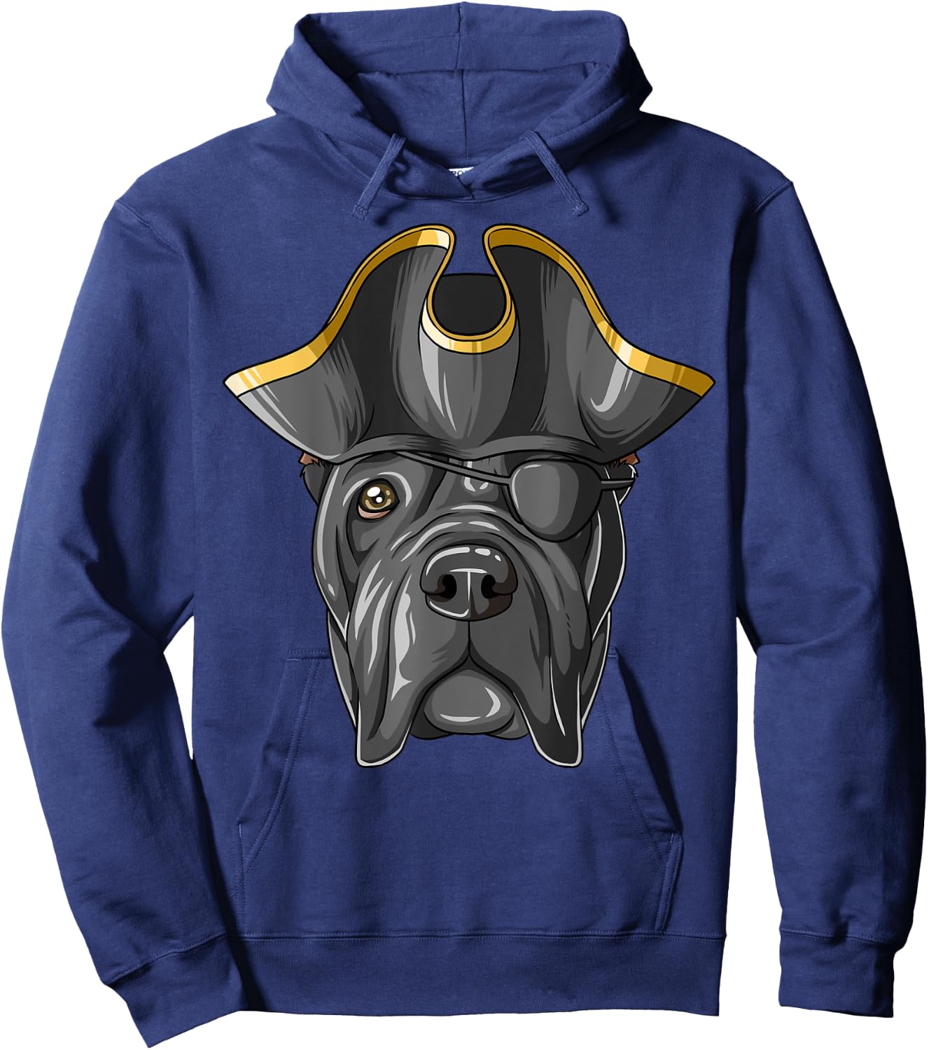 Pirate Cane Corso Pirates Hat Cane Corso Hoodie - Hoodie | Navy