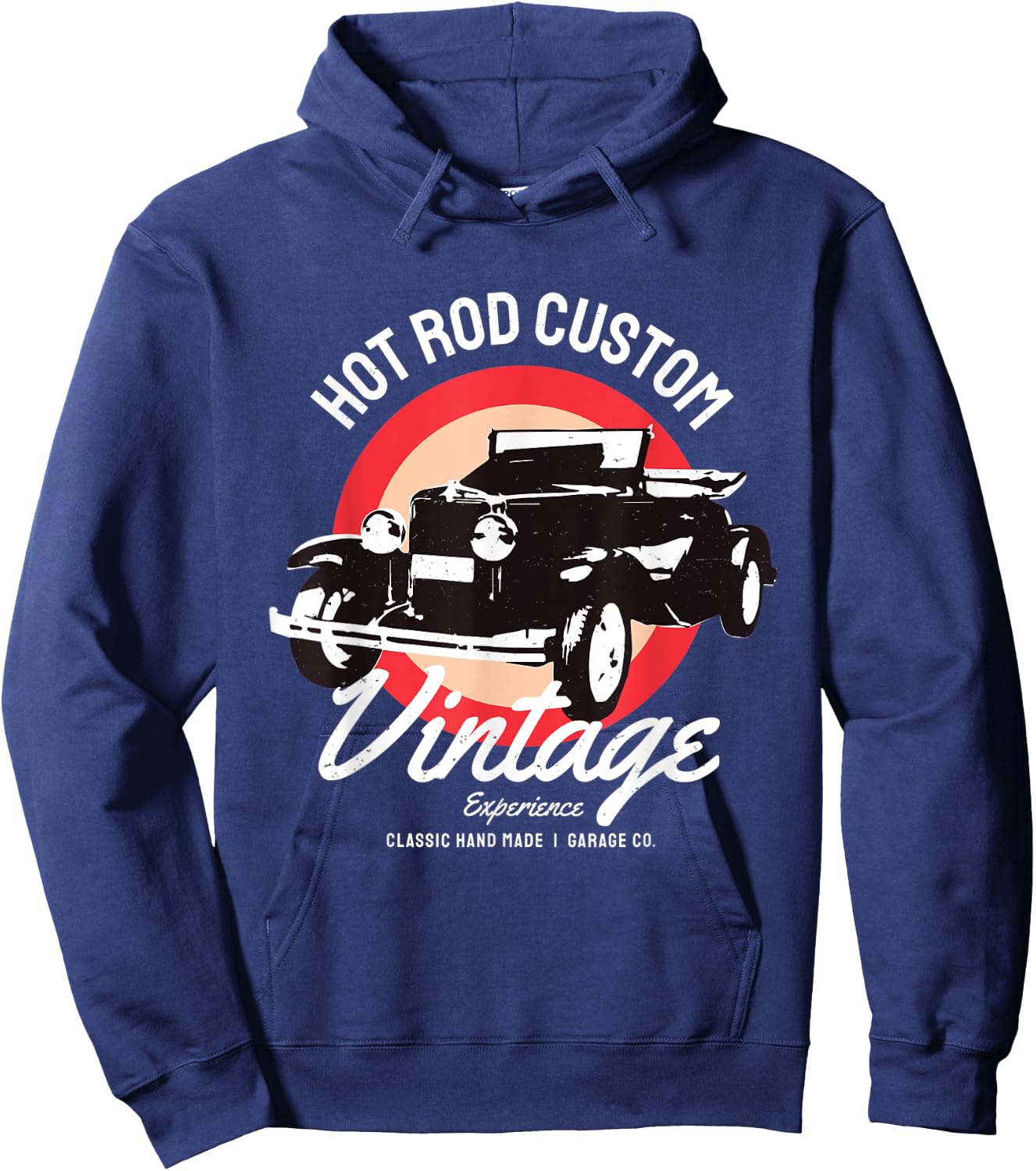Hot Rod Vintage Classic Car USA Auto Motorsport Retro Garage Hoodie - Hoodie | Navy