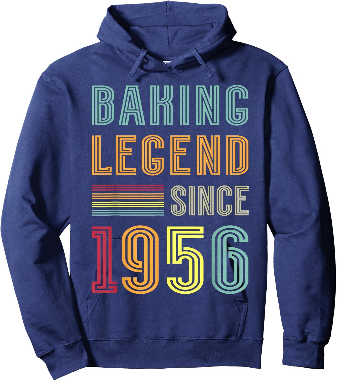 Baker Legend 1956 70 Years Pastry 70th Birthday Baking Hoodie - Hoodie | Navy