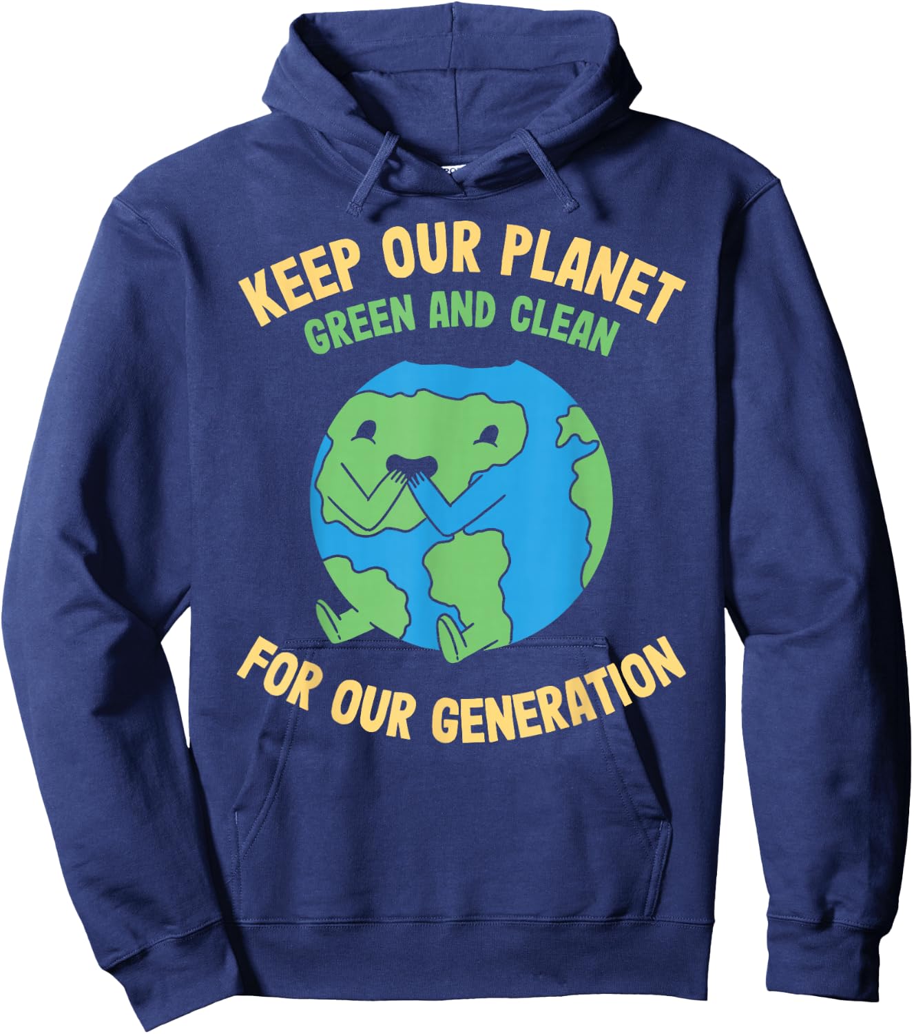 Earth Day Kids Environment Anniversary Decoration Hoodie - Hoodie | Navy