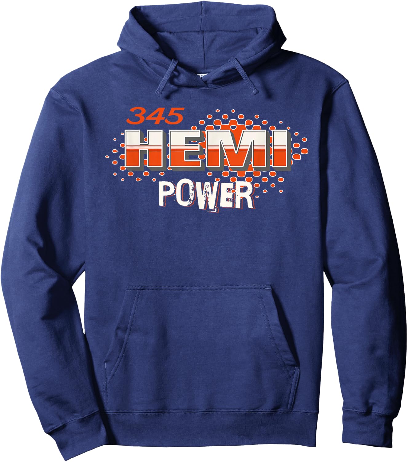 345 Hemi Power Muscle Car Design Hoodie - Hoodie | Navy