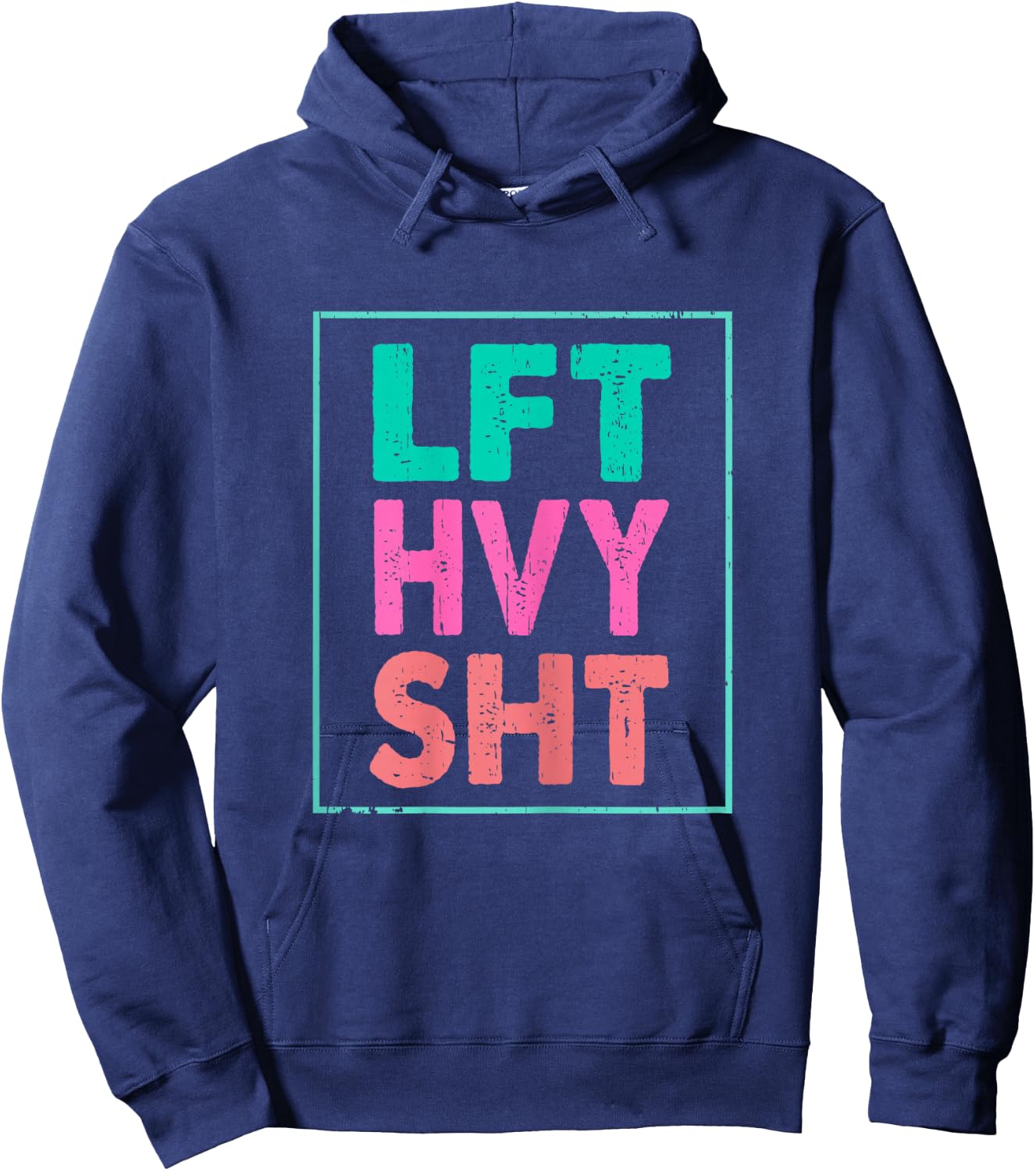 LFT HVY SHT Lift Heavy Gym Fitness Women Bodybuilding Hoodie - Hoodie | Navy
