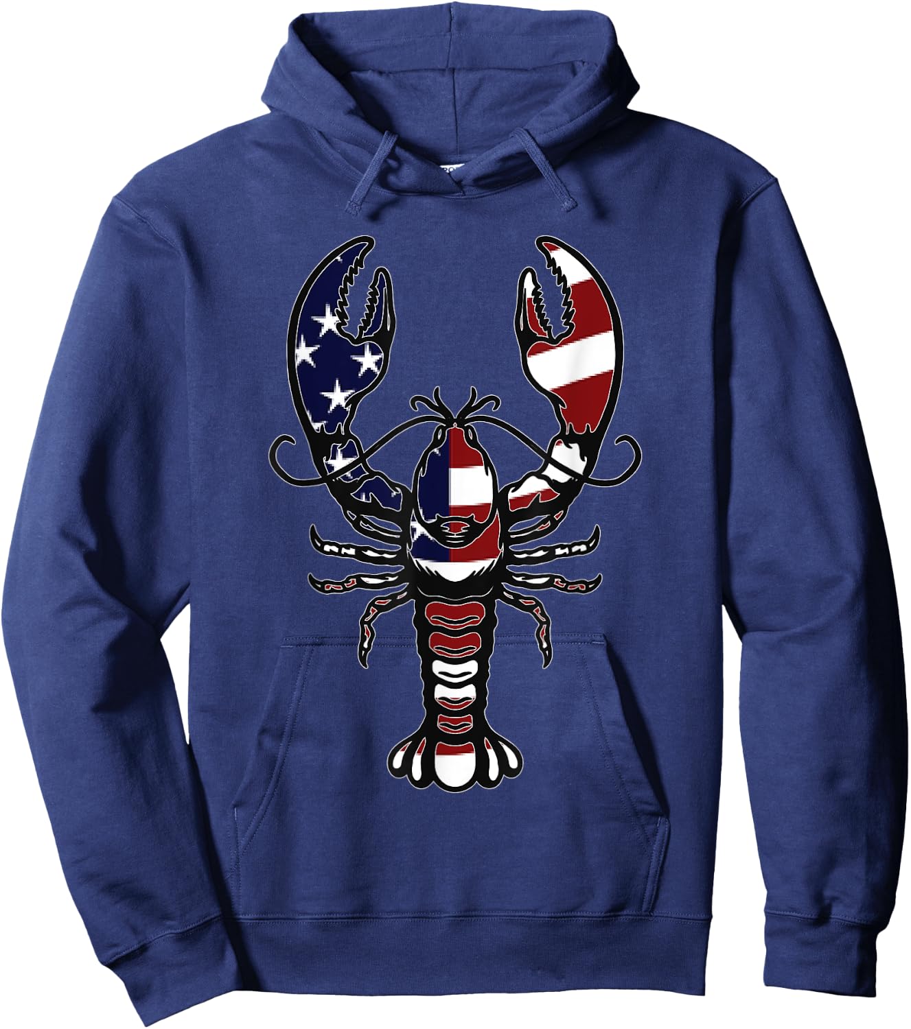 American Crayfish Outfit Louisiana Crawfish USA Hoodie - Hoodie | Navy