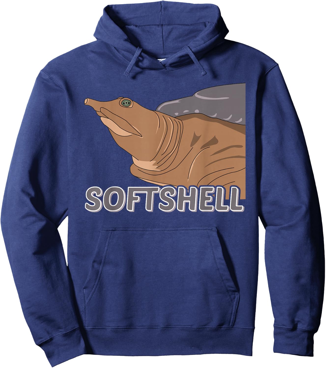 Softshell Turtle Apalone Trionyx Pelodiscus Softshell Hoodie - Hoodie | Navy