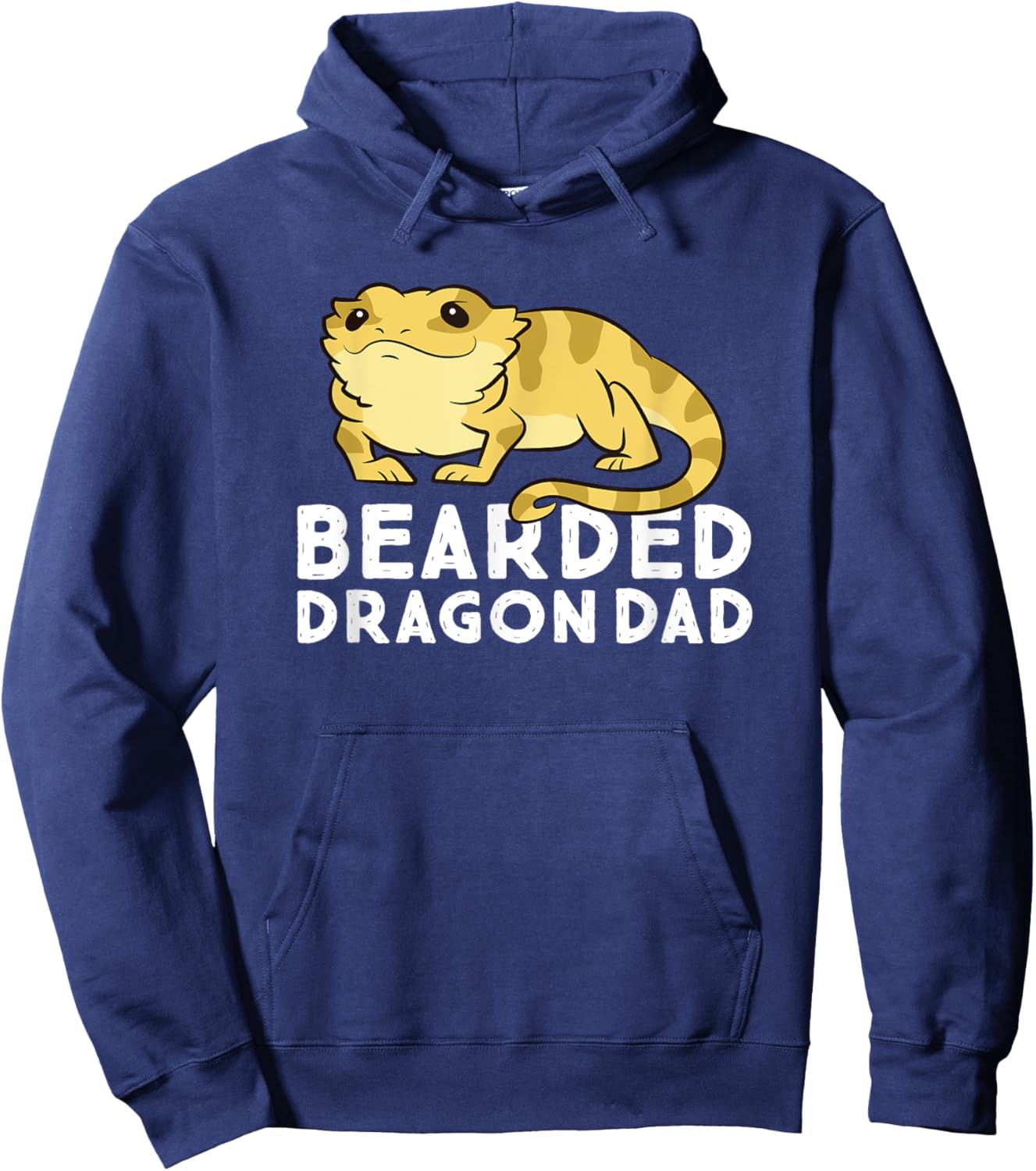 Funny Bearded Dragon Dad Gift Dad Of Bearded Dragon Hoodie - Hoodie | Navy