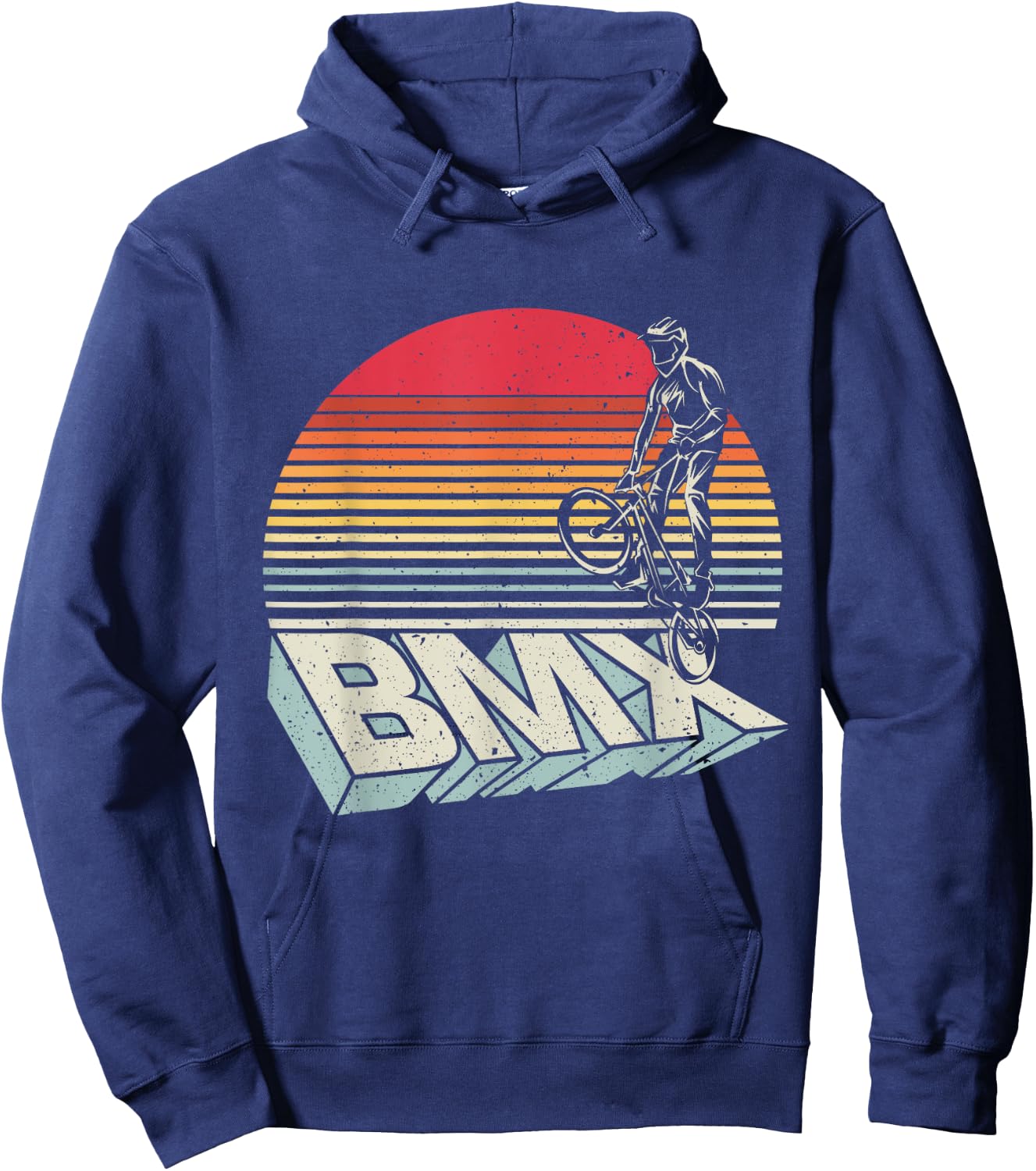 BMX Vintage Bike Fans Kids Gift - BMX Freestyle Hoodie - Hoodie | Navy