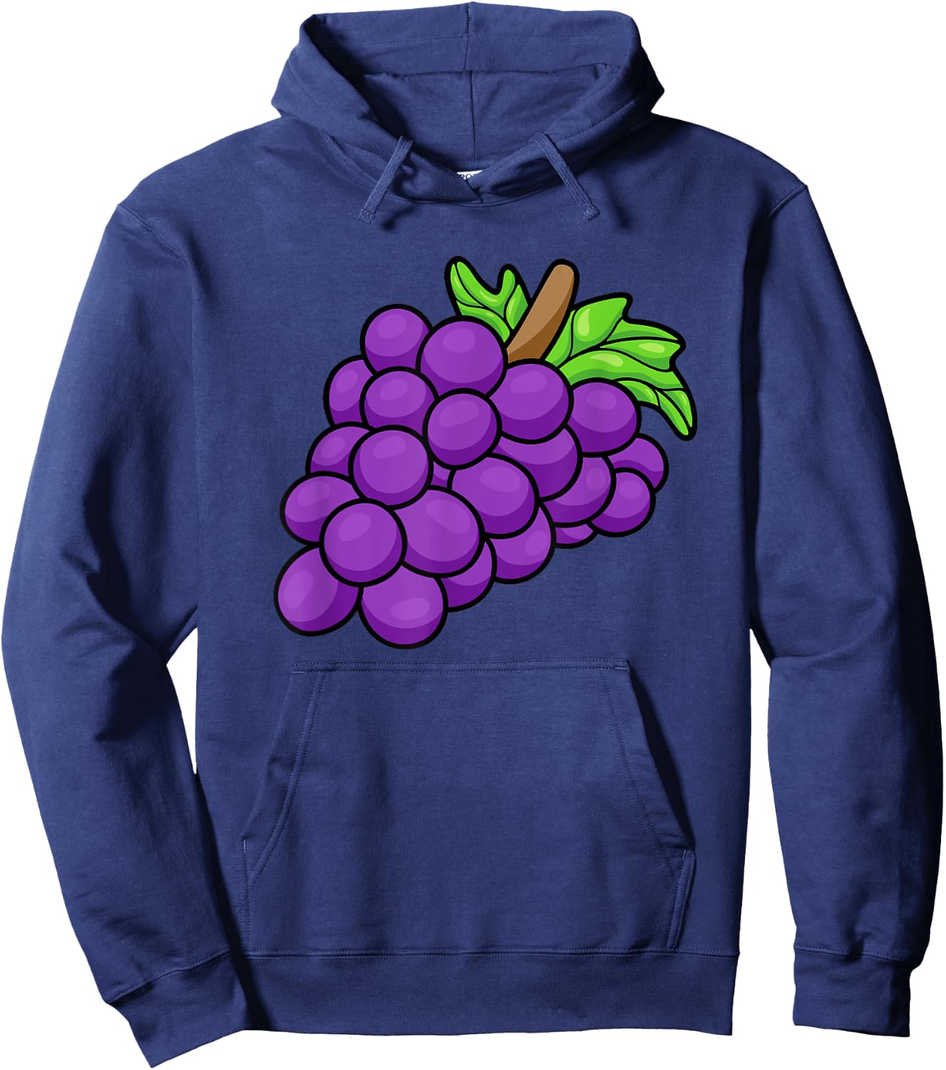 Grape Costume Funny Purple Halloween Last Minute Costumes Hoodie - Hoodie | Navy