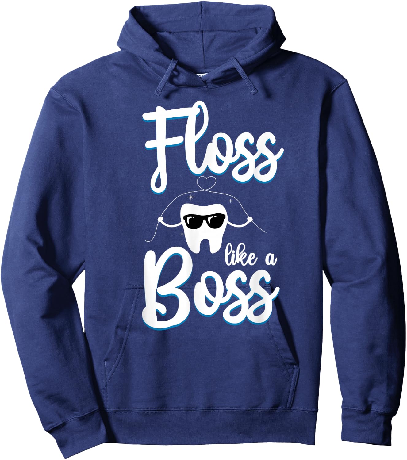 Dentist, dental assistant, hygienist, dental floss Hoodie - Hoodie | Navy