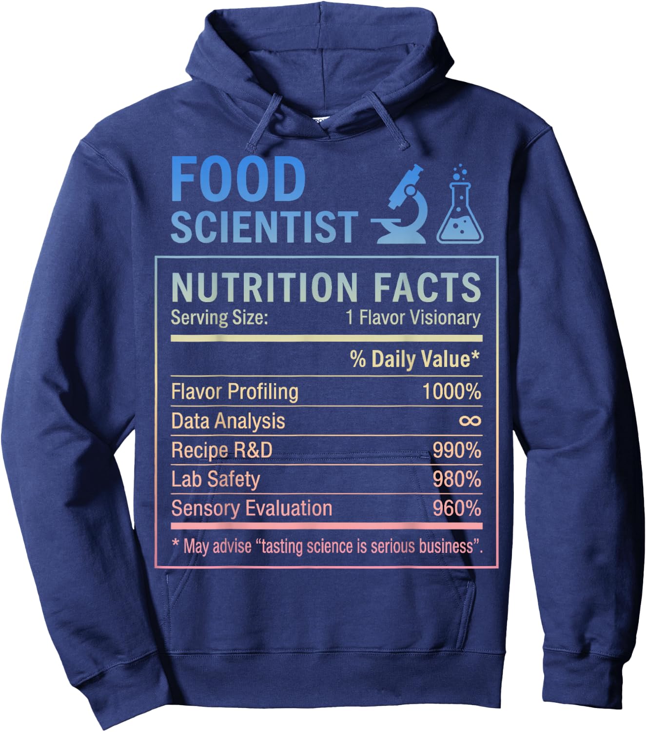 Food Scientist Hoodie - Hoodie | Navy
