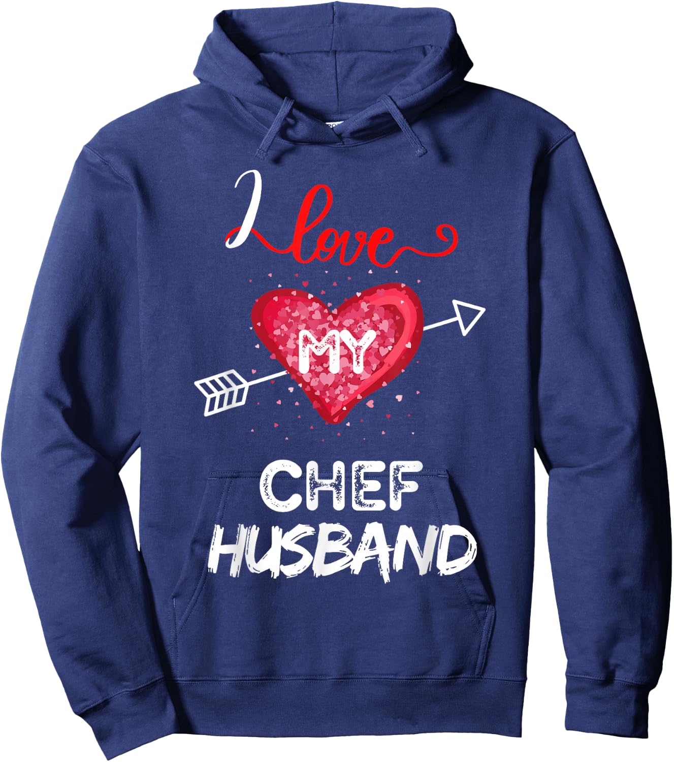 I love My Chef Husband Hoodie - Hoodie | Navy