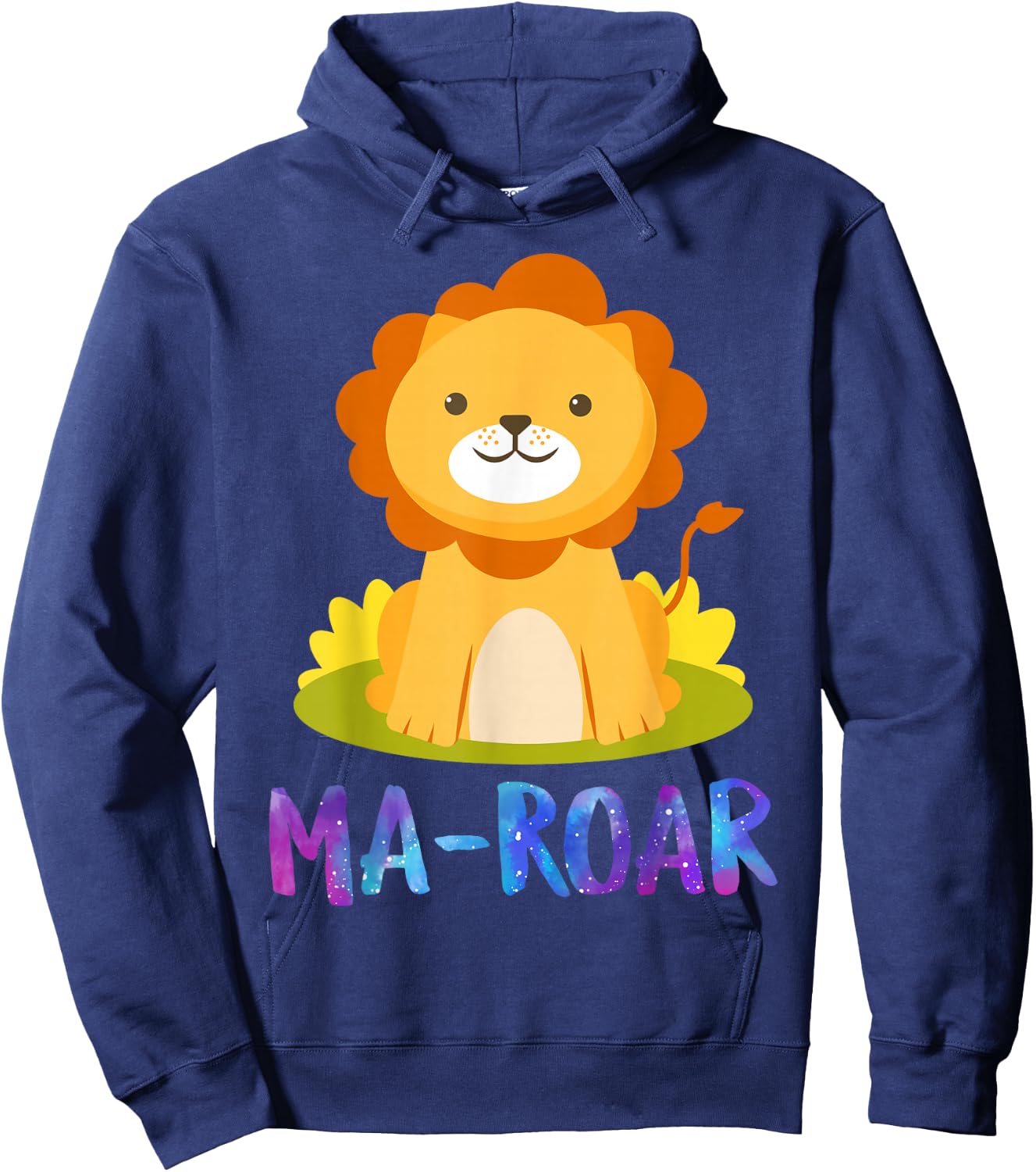 Ma-Roa Pesach Jewish Holiday Seder Passover Kid toddler Lion Hoodie - Hoodie | Navy