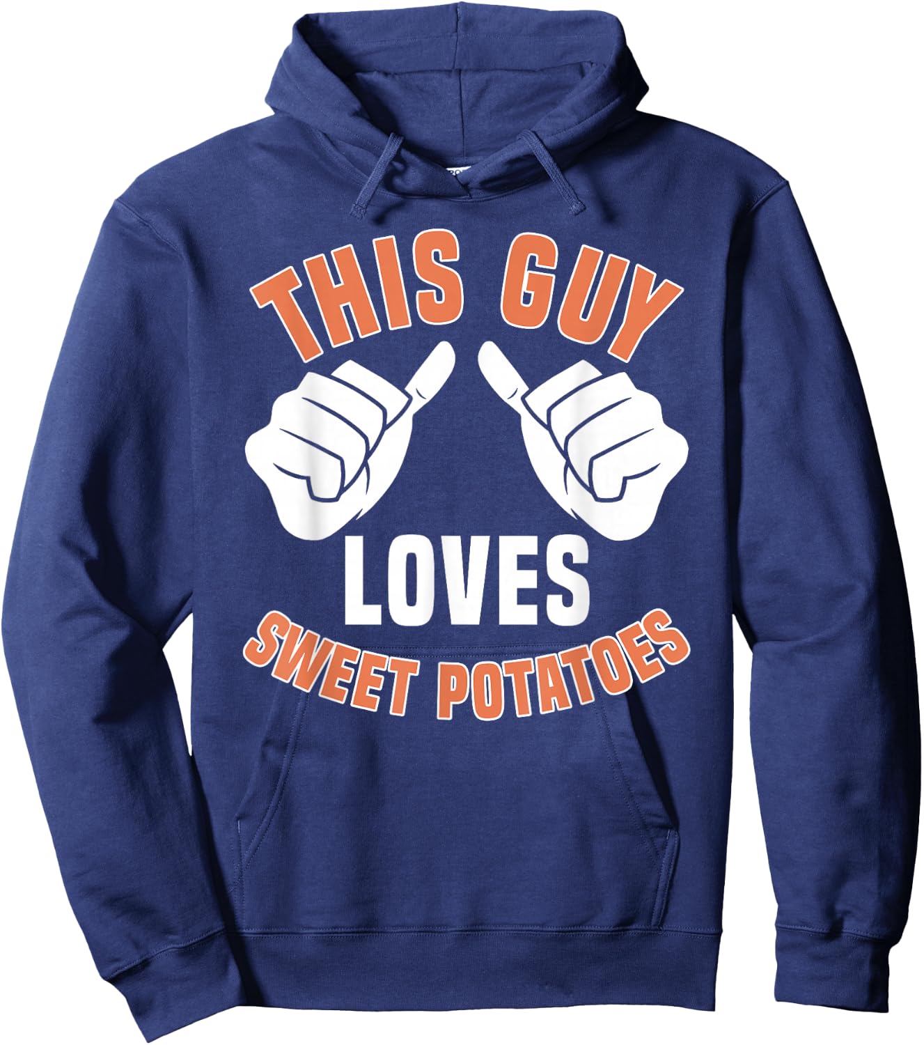 This Guy Loves Sweet Potatoes Apparel Cooking Hoodie - Hoodie | Navy