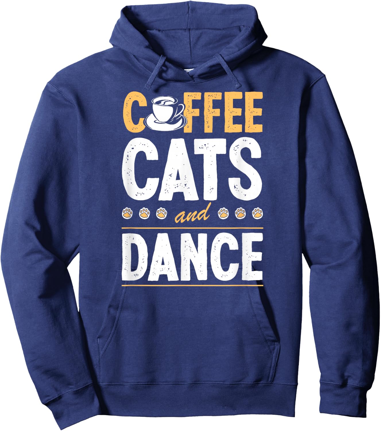 Coffee Cats And Ballet Dance Instructor Cat Lover Hoodie - Hoodie | Navy