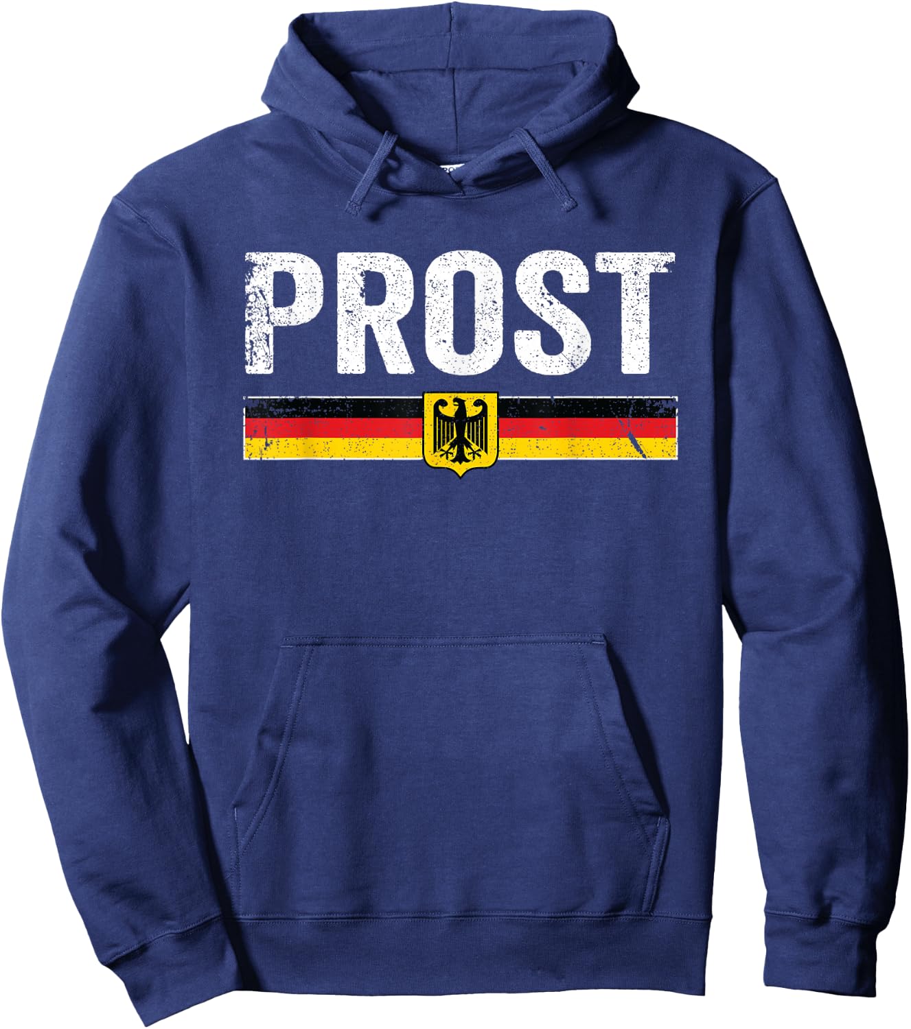 Retro Oktoberfest Shirt Men Women German Flag Prost Hoodie - Hoodie | Navy