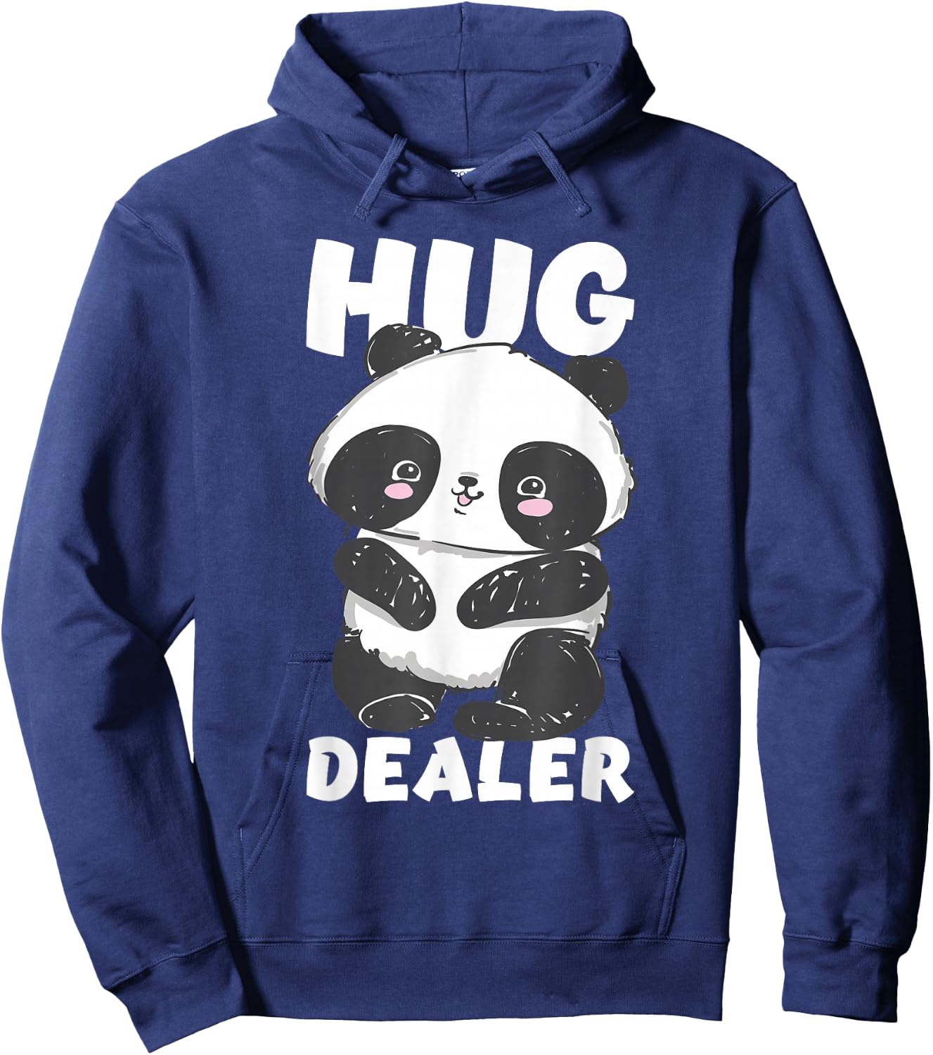 Hug Dealer - Cute Kawaii Panda Bear Hoodie - Hoodie | Navy