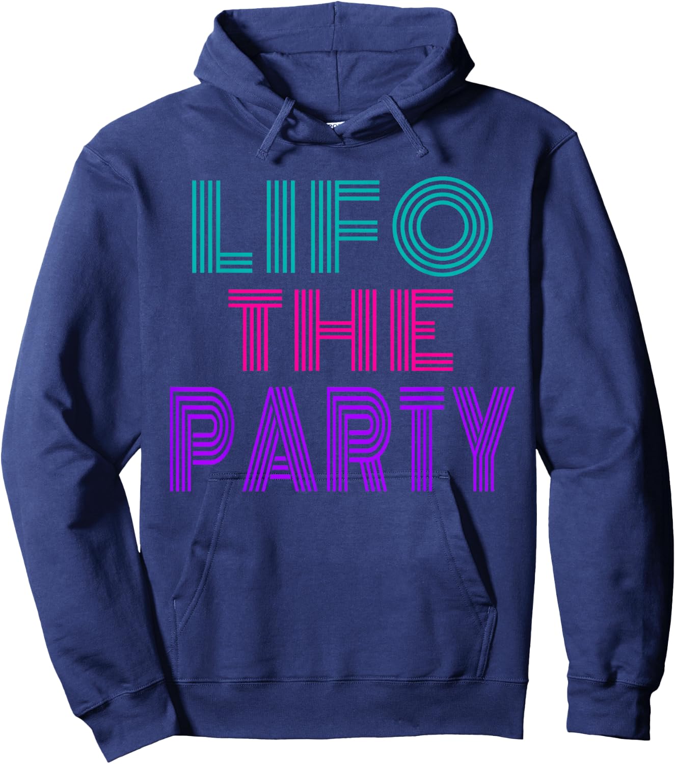 LIFO The Party Funny CPA Accountant Gift Hoodie - Hoodie | Navy