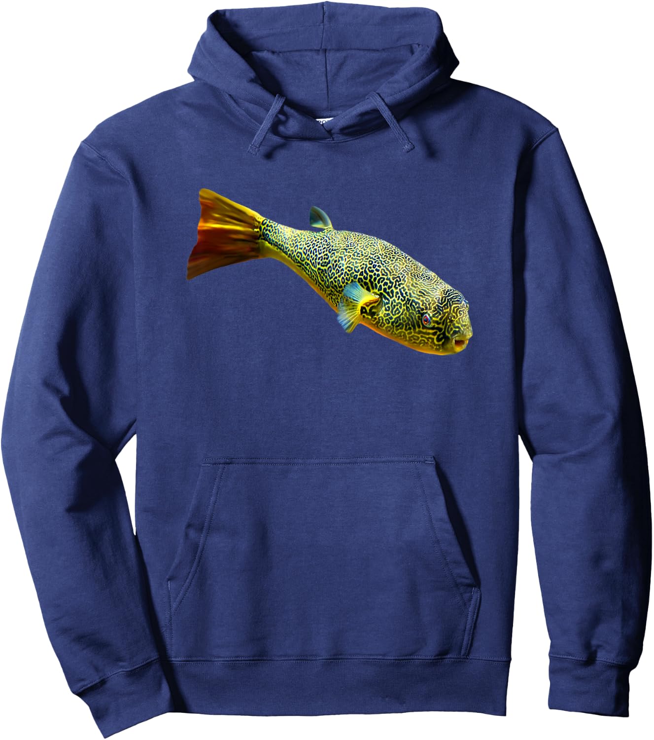 Mbu Pufferfish Freshwater Puffers Large Aquarium Fish Lovers Hoodie - Hoodie | Navy