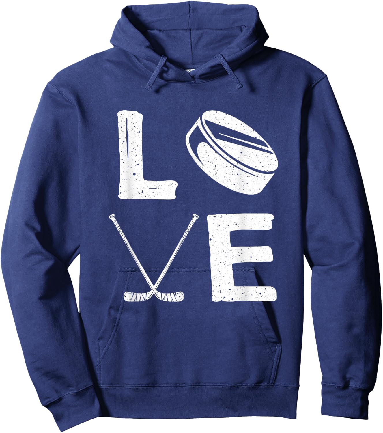 Funny Hockey Design For Kids Men Women Ice Hockey Players Hoodie - Hoodie | Navy