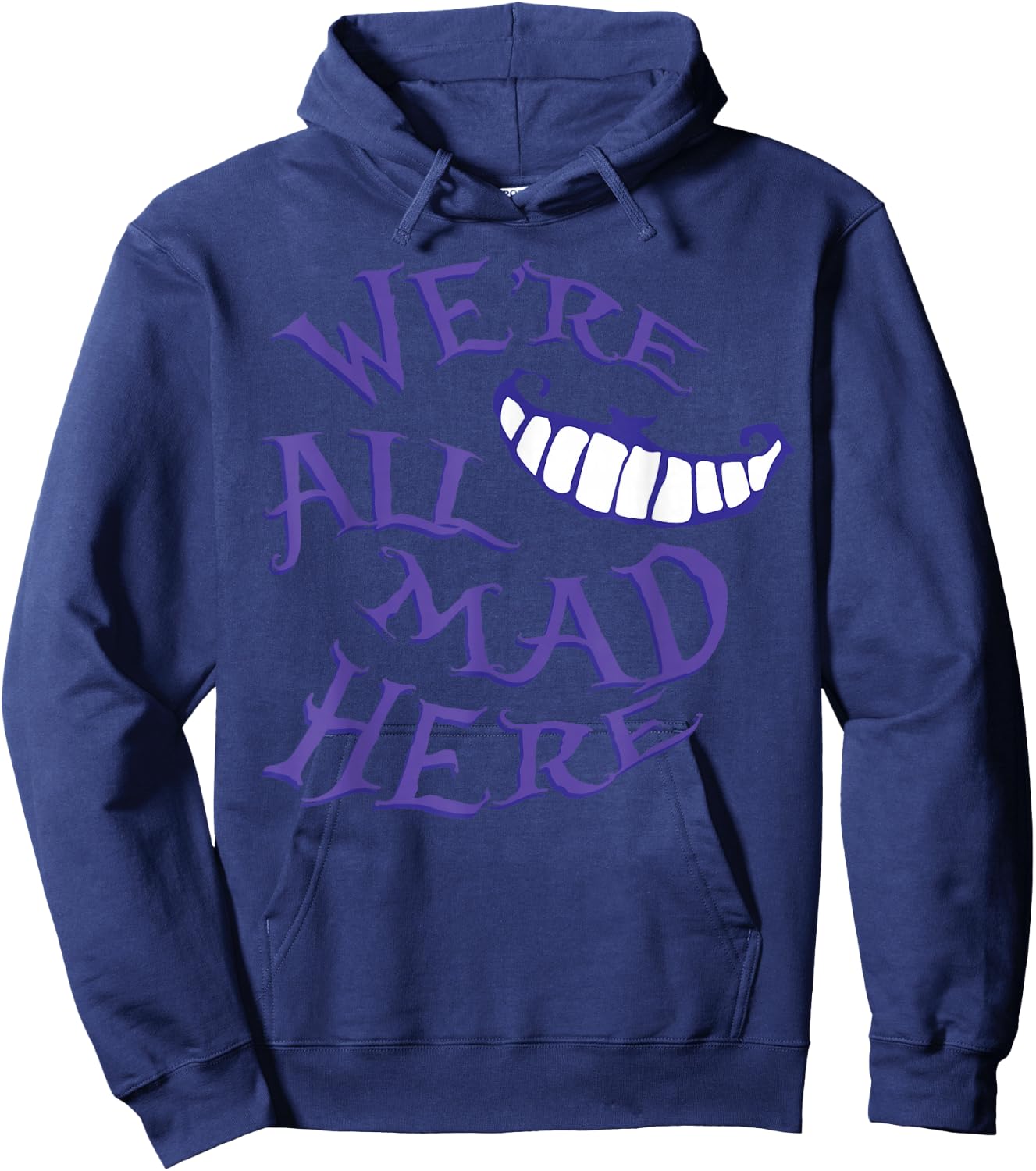 We're All Mad Here Hoodie - Hoodie | Navy