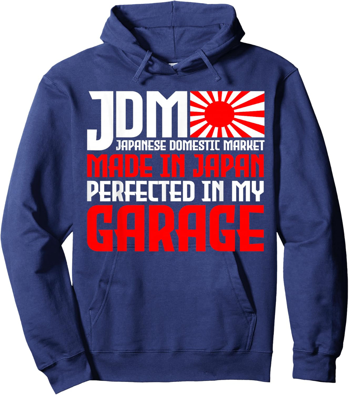 JDM Motorsport Car Tuning Automotive Hoodie - Hoodie | Navy