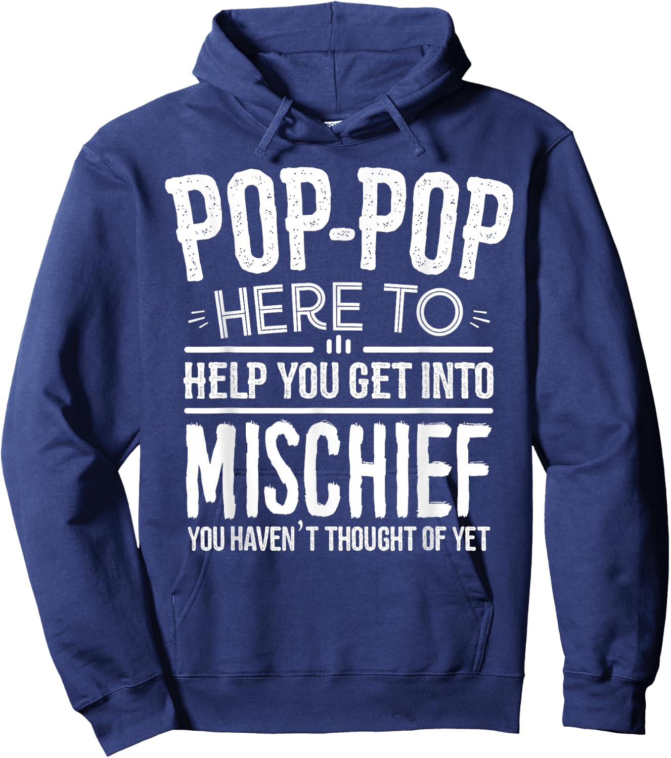 Pop-Pop Shirt from Grandchildren Grandfather Pop-Pop Hoodie - Hoodie | Navy