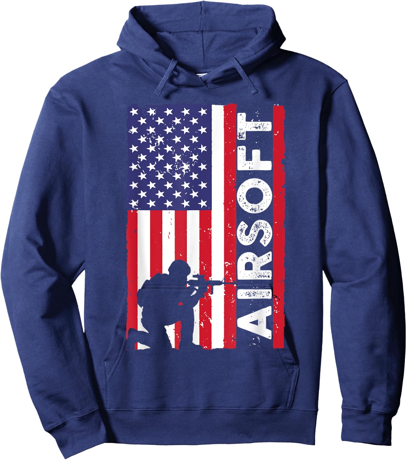 Cute Airsoft Art Women Kids Airsoft Player Airsofter Hoodie - Hoodie | Navy