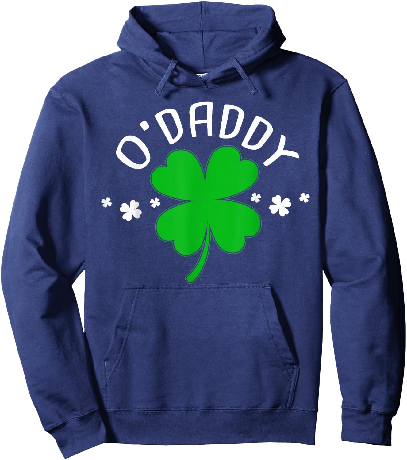 St Patricks Day Pregnancy Announcement Matching Couple Hoodie - Hoodie | Navy
