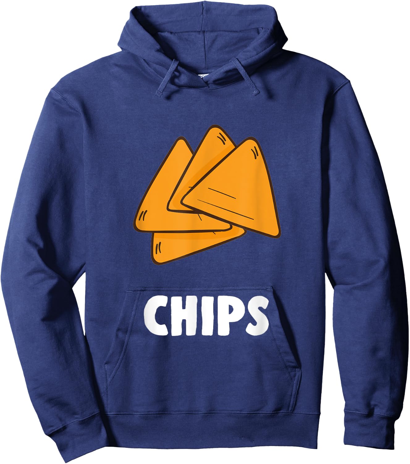 Couple Matching Halloween Costumes Chips Hoodie - Hoodie | Navy