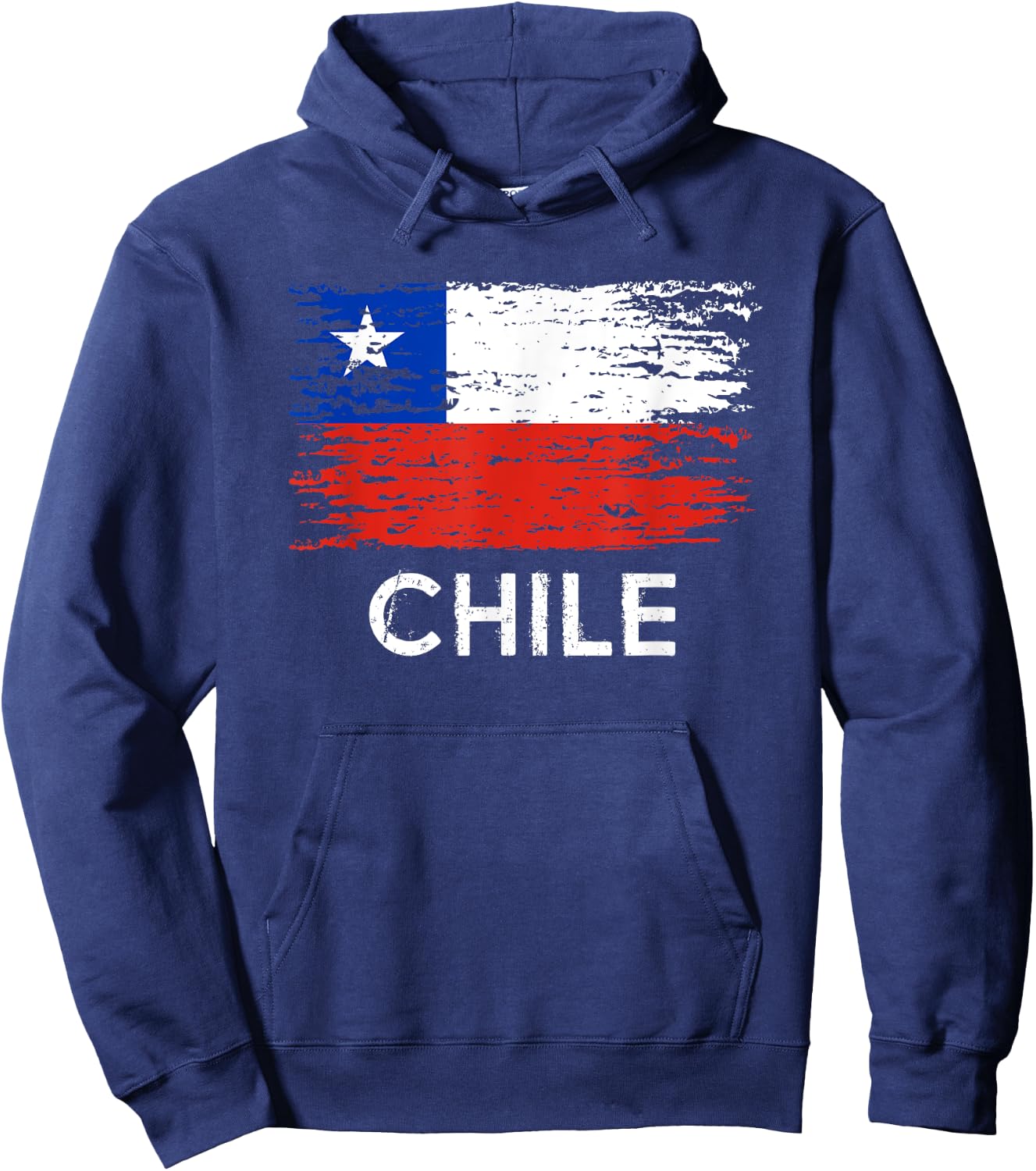 Chilean Flag Pride Vintage Chilean Root Gift Chile Hoodie - Hoodie | Navy