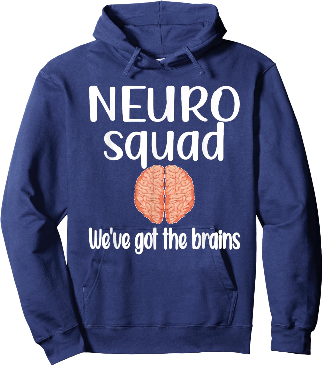 Neuro Squad Brain Neurologist Neurology Crew Tech Nurse Hoodie - Hoodie | Navy