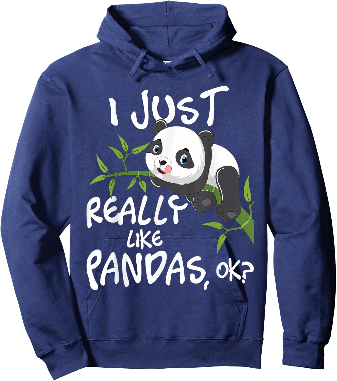 I Just Really Like Pandas - Cute Kawaii Panda Lover Hoodie - Hoodie | Navy