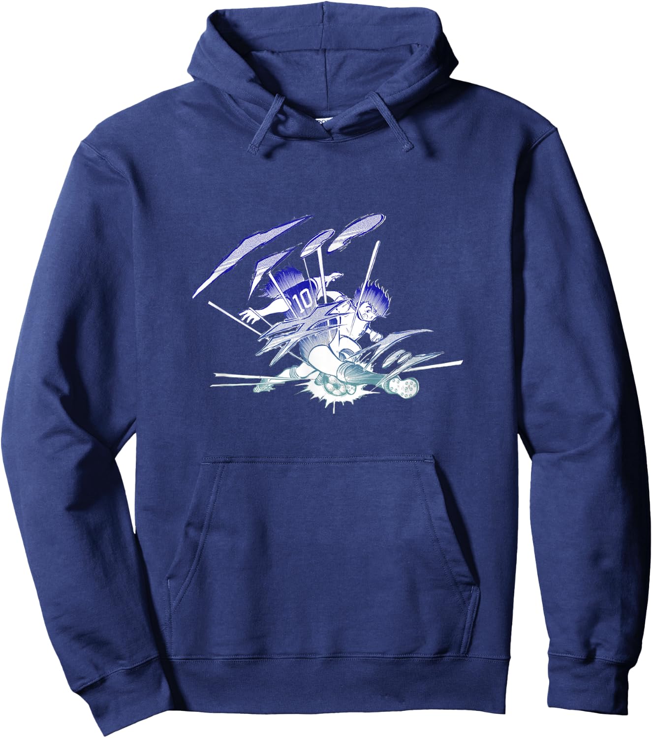Captain TSUBASA gradation (battle) Hoodie - Hoodie | Navy