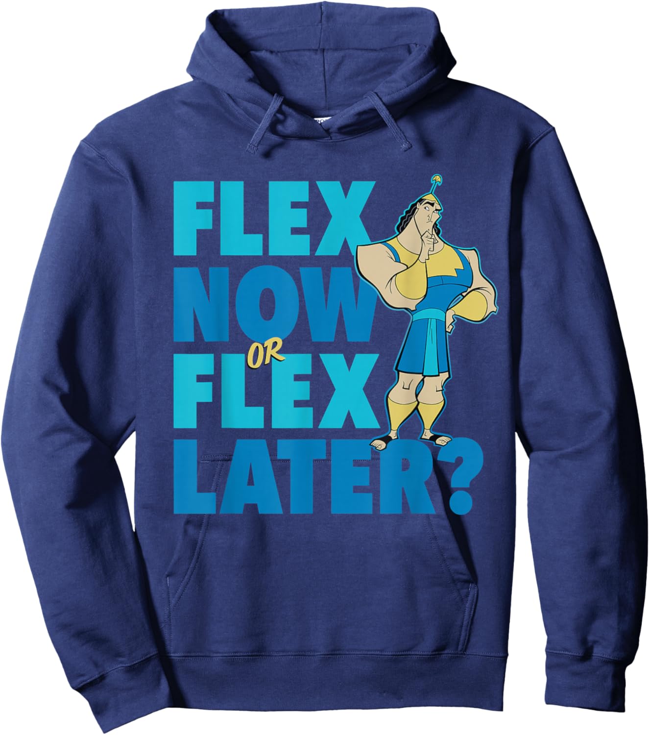 Disney The Emperor's New Groove Kronk Flex Workout Hoodie - Hoodie | Navy