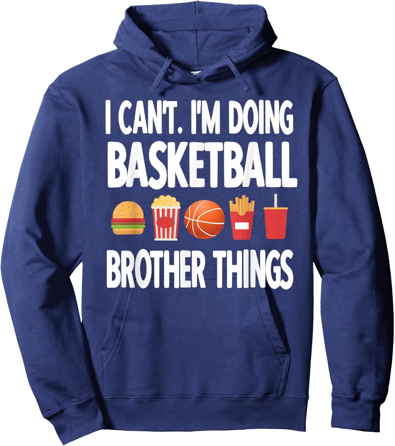 Basketball Brother Things Proud Basketball Player Bro Hoodie - Hoodie | Navy