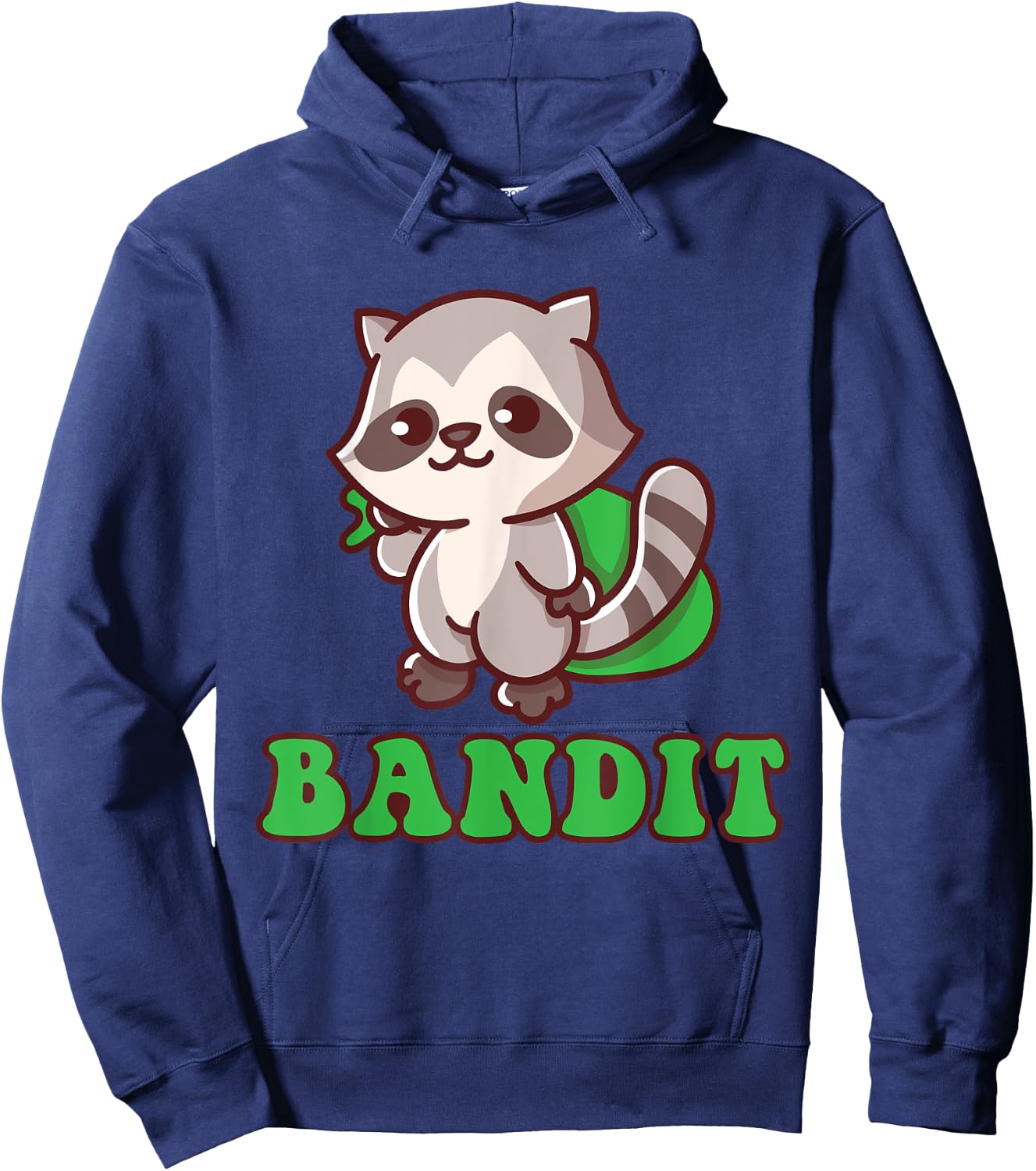 Bandit Cute Criminal Rubbish Panda Animal Friend Raccoon Hoodie - Hoodie | Navy