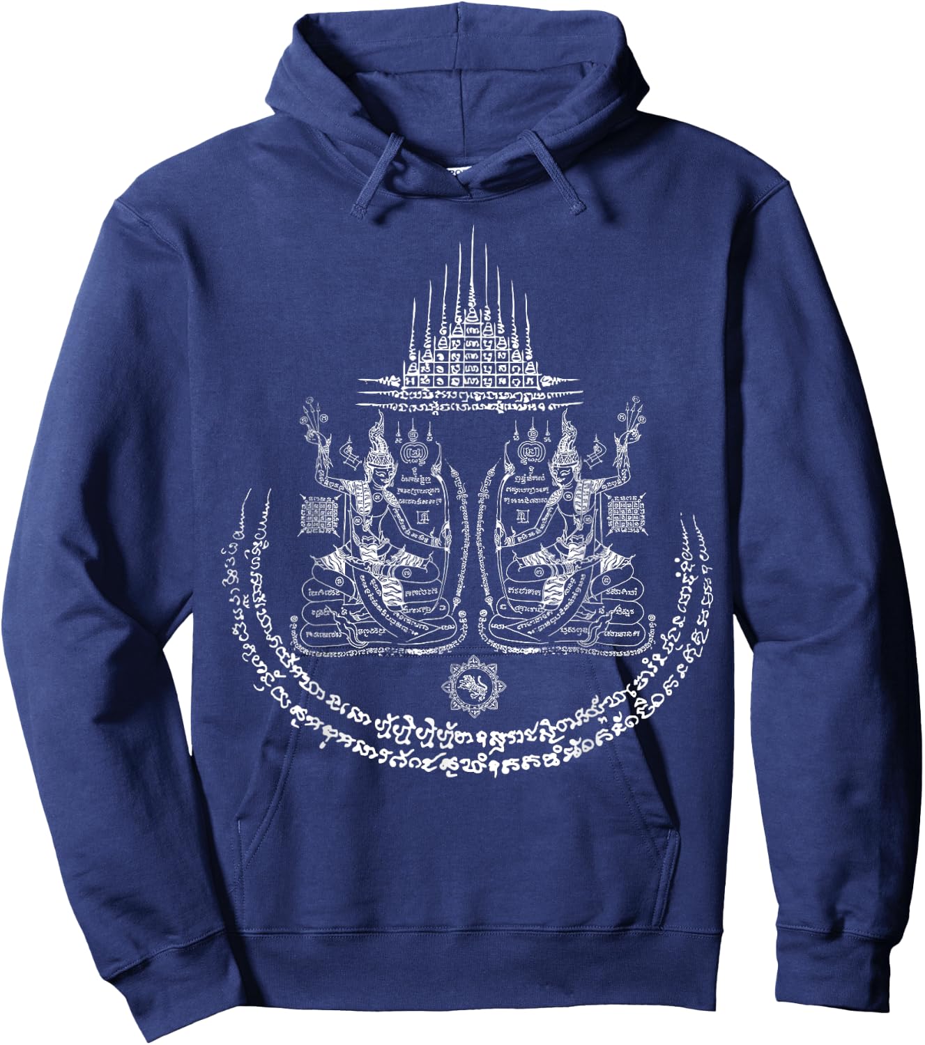 Thailand tattoo magical sak yant thai tattoos Thailand gift Hoodie - Hoodie | Navy