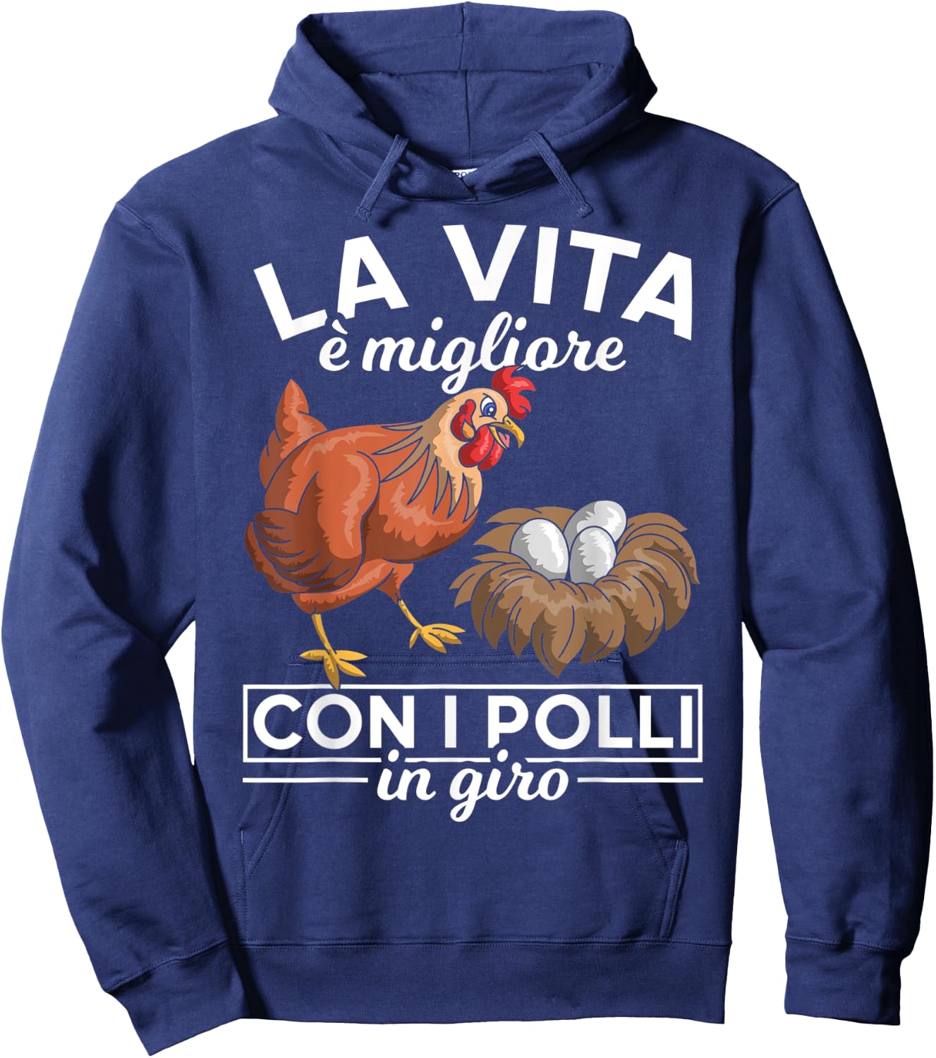 Chicken Farm Zoo Chicken Gift Hoodie - Hoodie | Navy