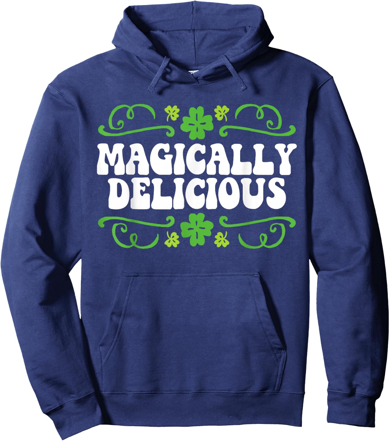 Magically Delicious Irish St. Patricks Day Hoodie - Hoodie | Navy
