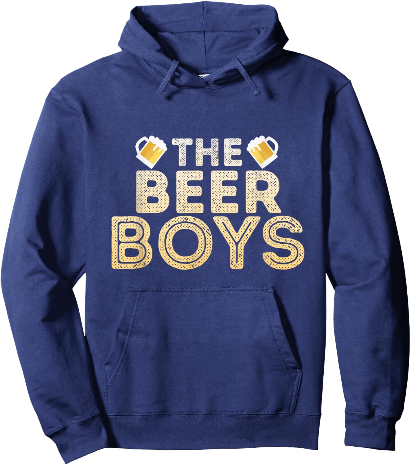 The Beer Boys Funny Drinking Buddies Party Hoodie - Hoodie | Navy