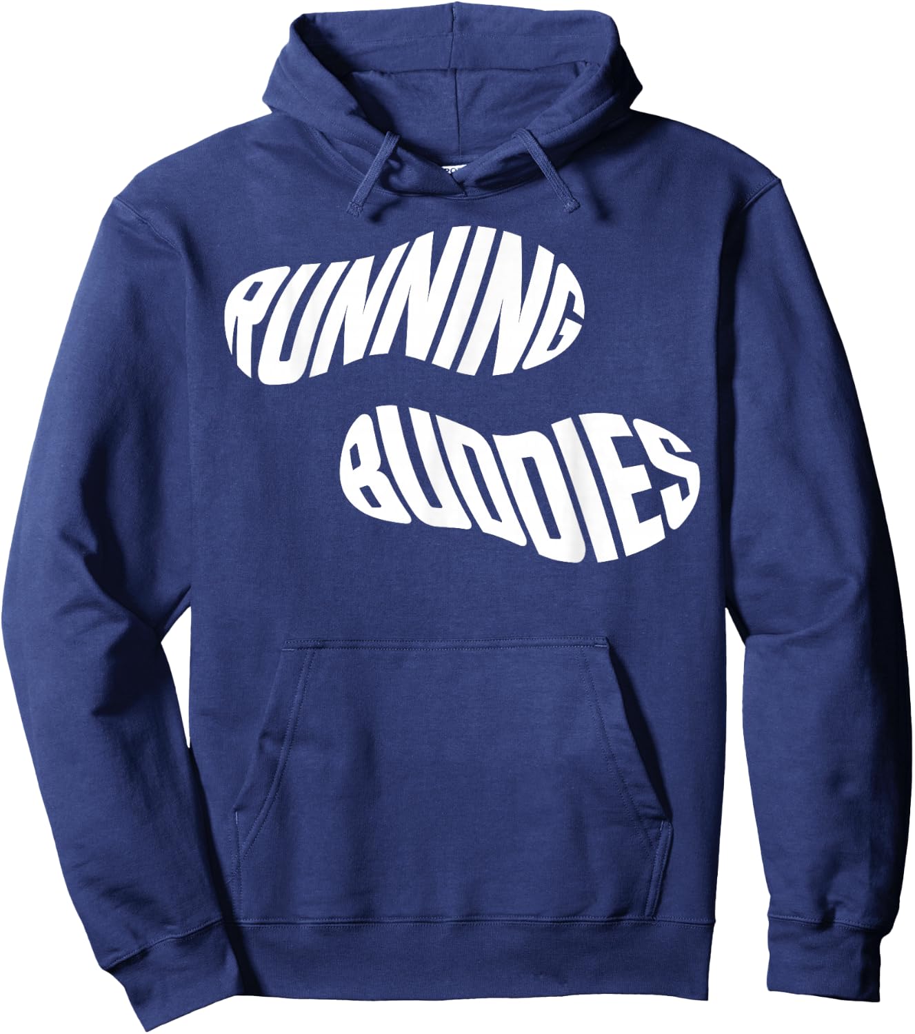 Running Runner Half Marathon Friends Besties Running Buddies Hoodie - Hoodie | Navy