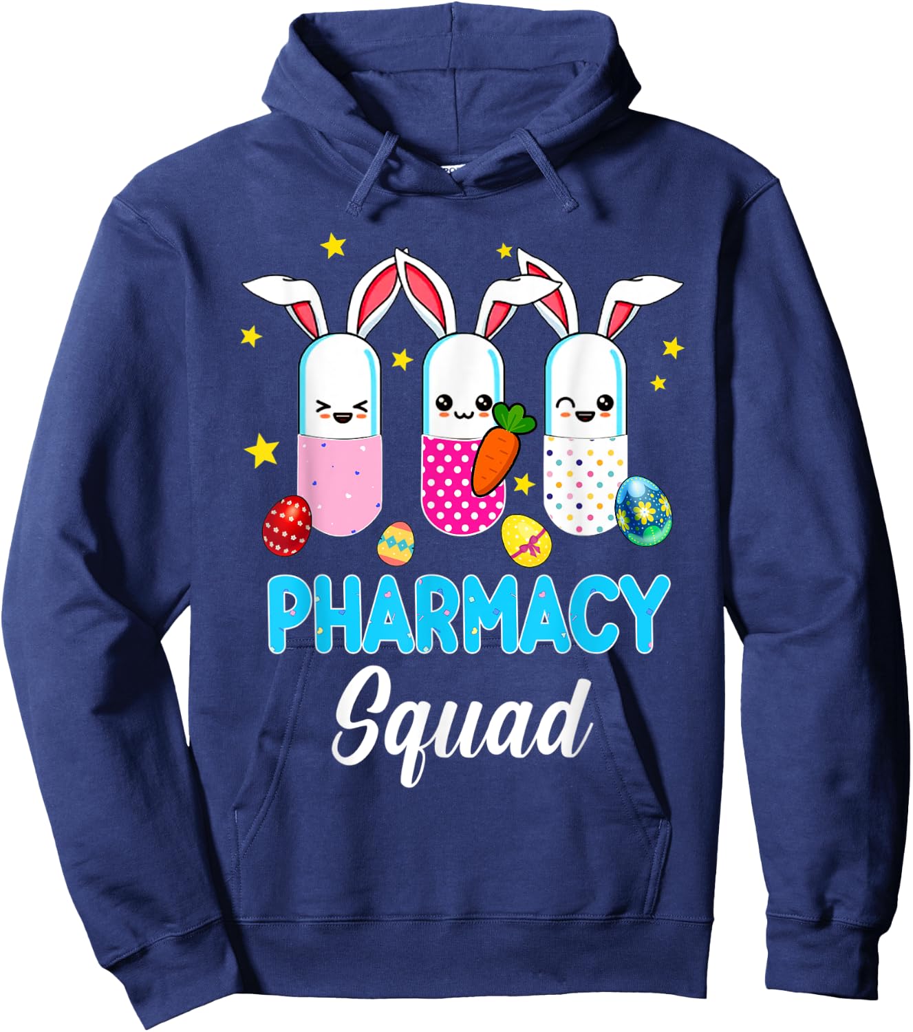 Happy Easter Pharmacist Pharmacy Squad Pharmacy Squad Hoodie - Hoodie | Navy